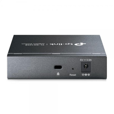 TP-LINK TL-SG105E switch di rete L2 Gigabit Ethernet (10/100/1000) Nero