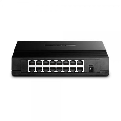 TP-LINK TL-SF1016D switch di rete Fast Ethernet (10/100) Nero