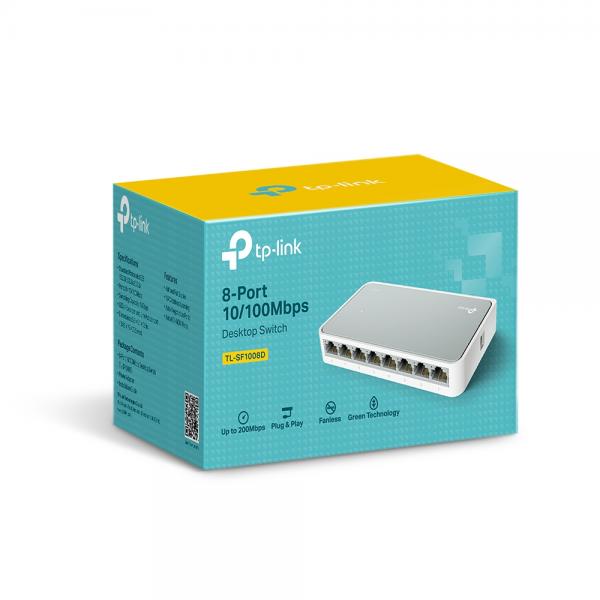 Tplink Hub Switch 8 Porte 10/100 Tl-sf1008d