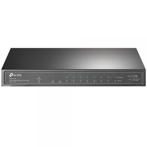 TP-LINK TL-SG1210P - Switch - non gestito - 8 x 10/100/1000 (PoE+)