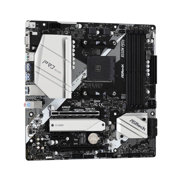 Asrock B550M Pro4 AMD B550 Presa AM4 micro ATX