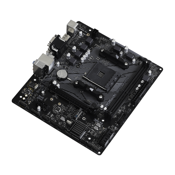 ASRock B550M-HDV - scheda madre - micro ATX - Socket AM4 - Chipset AMD B550 - USB 3.2 Gen 1 - Gigabit LAN - grafica integrata (CPU richiesta)