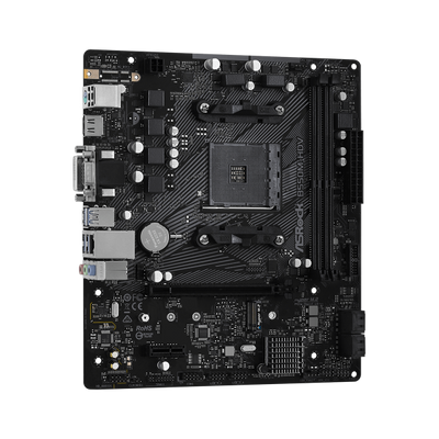 ASRock B550M-HDV - scheda madre - micro ATX - Socket AM4 - Chipset AMD B550 - USB 3.2 Gen 1 - Gigabit LAN - grafica integrata (CPU richiesta)