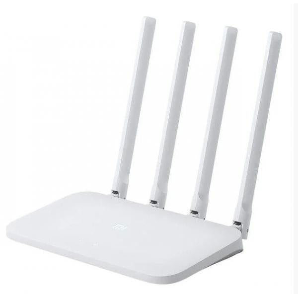 Router Wireless Xiaomi Mi Router 4C - 4x antenne - protocollo IEEE 802.11b / g / n (2,4 GHz), 2x LAN, 1x WAN (10/100 Mbps) - Xiaomi App - Bianco