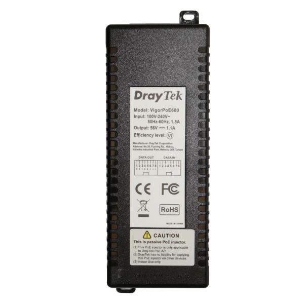 DrayTek POE600-K accessorio per punto di accesso WLAN Iniettore PoE (DrayTek POE600 POE injector for 918RPD)