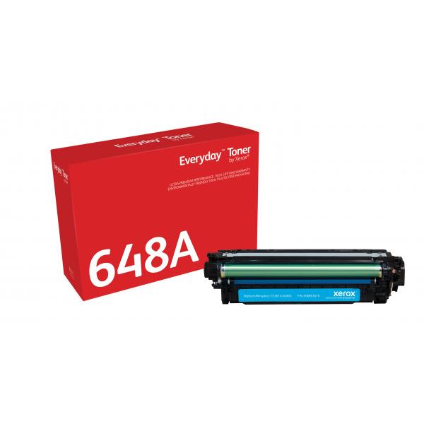 TONER COMPATIBILE - Everyday Ciano con HP 648A (CE261A)