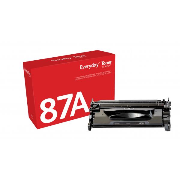 TONER COMPATIBILE - Everyday Nero con HP 87A (CF287A/ CRG-041/ CRG-121)