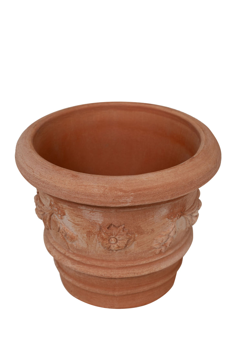 Biscottini Vaso in Terracotta 100% Made in Italy interamente Lavorata a Mano