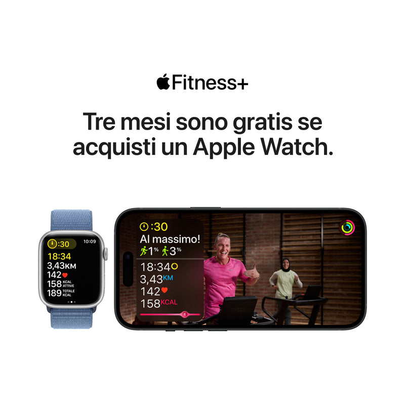 Apple Watch SE GPS + Cellular 40mm Alluminio Galassia Cinturino Sport M/L