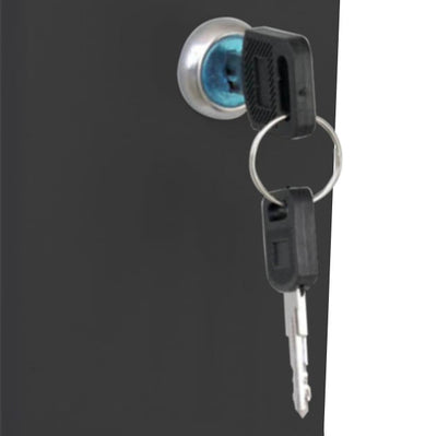 Armadio Rack 19'' a muro 12 unità sezione unica prof. 600mm Nero