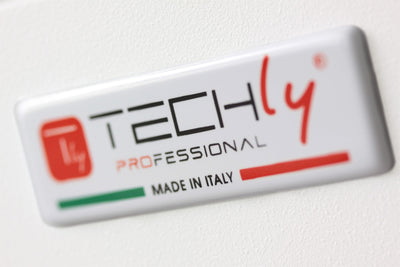 Armadio Rack 19'' a muro 10 unità sezione unica prof. 500mm Bianco