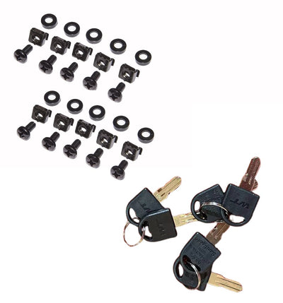 Armadio Rack 19'' a muro 9 unità sezione unica prof. 450mm Nero