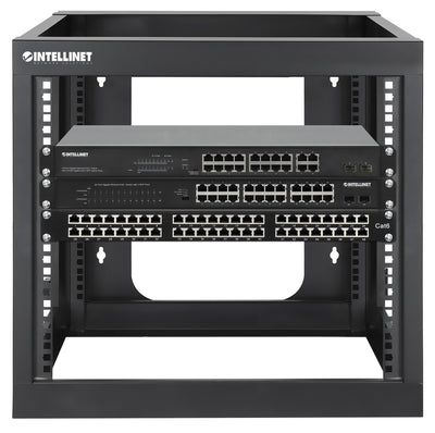 Armadio a Muro 19'' Open Frame 4 Montanti 9U