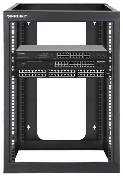 Armadio a Muro 19'' Open Frame 4 Montanti 15U