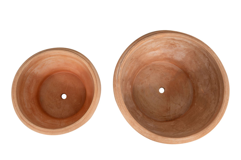 Biscottini Set 2 Ciotole in Terracotta 100% Made in Italy interamente Lavorata a Mano