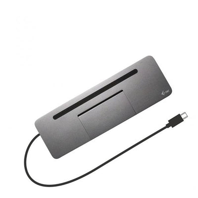 Docking Station Universale per Notebook 3x USB 3.2 / HDMI / DisplayPort per Triplo Monitor 4K Grigio + Power Delivery 85W