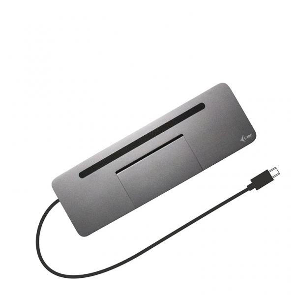 Docking Station Universale per Notebook 3x USB 3.2 / HDMI / DisplayPort per Triplo Monitor 4K Grigio + Power Delivery 85W