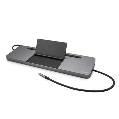 Docking Station Universale per Notebook 3x USB 3.2 / HDMI / DisplayPort per Triplo Monitor 4K Grigio + Power Delivery 85W