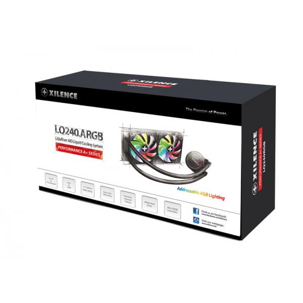 Xilence Performance A+ Series LiQuRizer LQ240.ARGB - Prozessor-Flssigkeitskhlsystem - (fr: LGA1156, AM2, AM2+, LGA1366, AM3, LGA1155, AM3+, LGA2011, FM1, FM2, LGA1150, FM2+, LGA1151, AM4, LGA2066,