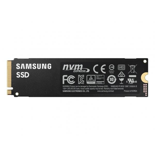 Hard disk SSD Samsung SSD PRO 980 NVMe M.2 - 1 Tb (1000 Gb) - Slot M.2 - Stato Solido - Lettura 6.900 MB/S, Scrittura 5.000 MB/S