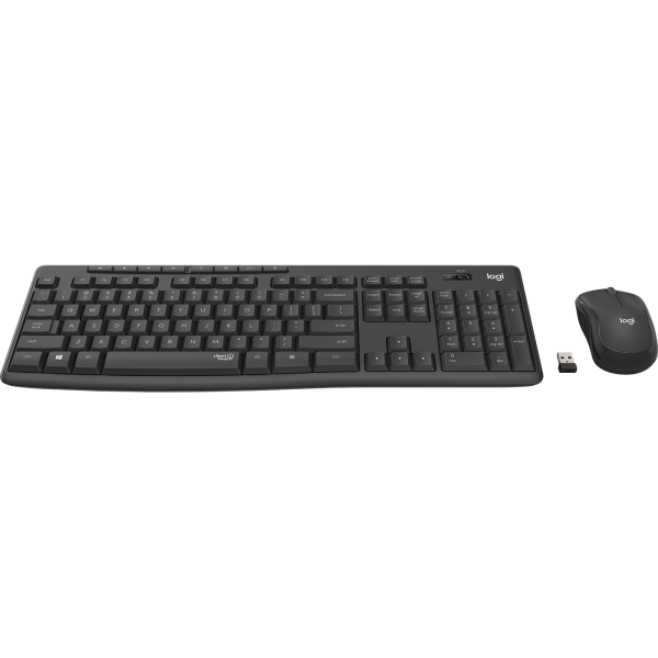 Logitech MK295 tastiera RF Wireless QWERTZ Tedesco Nero