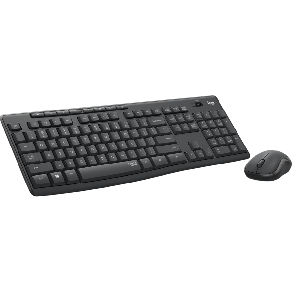 Logitech MK295 tastiera RF Wireless QWERTZ Tedesco Nero