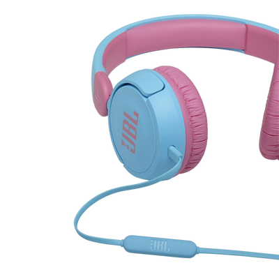 Jbl Jr310 Cuffie Per Bambini Con Cavo E Limitatore Di Volume Cuffie On Ear Con Microfono E Filo Piatto Antigroviglio Su Un Lato Pieghevoli Leggere E