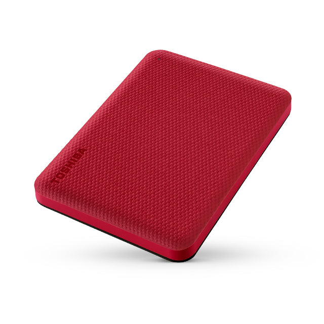 Toshiba Canvio Advance disco rigido esterno 1 TB 2.5 USB tipo A 2.0/3.2 Gen 1 [3.1 Gen 1] Rosso (CANVIO ADVANCE 1TB RED - 2.5IN USB 3.2 GEN 1)