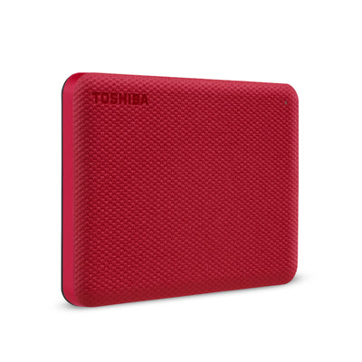 Toshiba Canvio Advance disco rigido esterno 1 TB 2.5 USB tipo A 2.0/3.2 Gen 1 [3.1 Gen 1] Rosso (CANVIO ADVANCE 1TB RED - 2.5IN USB 3.2 GEN 1)