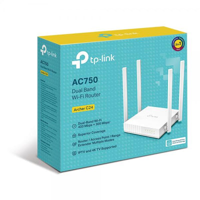 TP-LINK ARCHER C24 - ROUTER WIRELESS DUAL BAND AC750