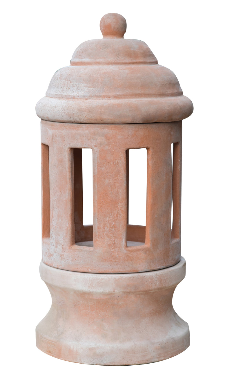 Biscottini Lanterna in terracotta toscana L30XPR30XH64 CM Lanterna, realizzata mano