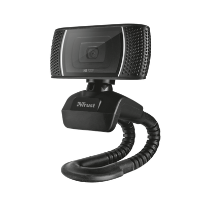 Web Cam + Cuffie Trust Doba Set Office Black