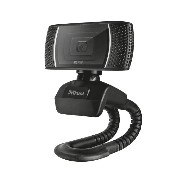 Web Cam + Cuffie Trust Doba Set Office Black