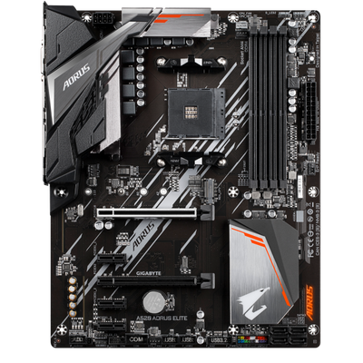 Gigabyte A520 AORUS ELITE - 1.0 - Scheda madre - ATX - Socket AM4 - Chipset AMD A520 - USB 3.2 Gen 1, USB 3.2 Gen 2 - Gigabit LAN - Grafica integrata (CPU richiesta)