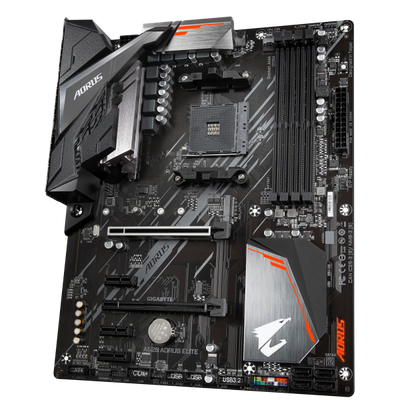 Gigabyte A520 AORUS ELITE - 1.0 - Scheda madre - ATX - Socket AM4 - Chipset AMD A520 - USB 3.2 Gen 1, USB 3.2 Gen 2 - Gigabit LAN - Grafica integrata (CPU richiesta)