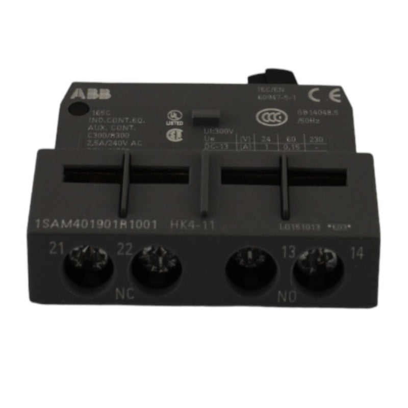 Contatto ausiliario frontale NO+NC per termico serie MS13X ABB