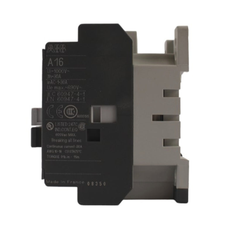 Contattore ausiliario 30A bobina 24VAC 2NO+2NC ABB