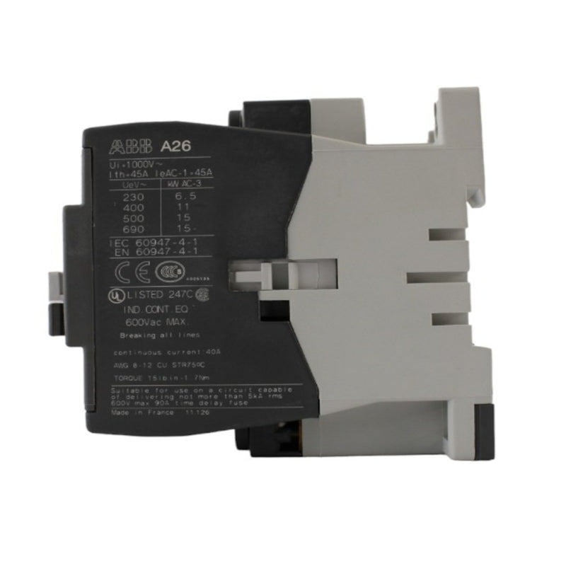 Contattore AC1 45A bobina 230V 50/60HZ ABB