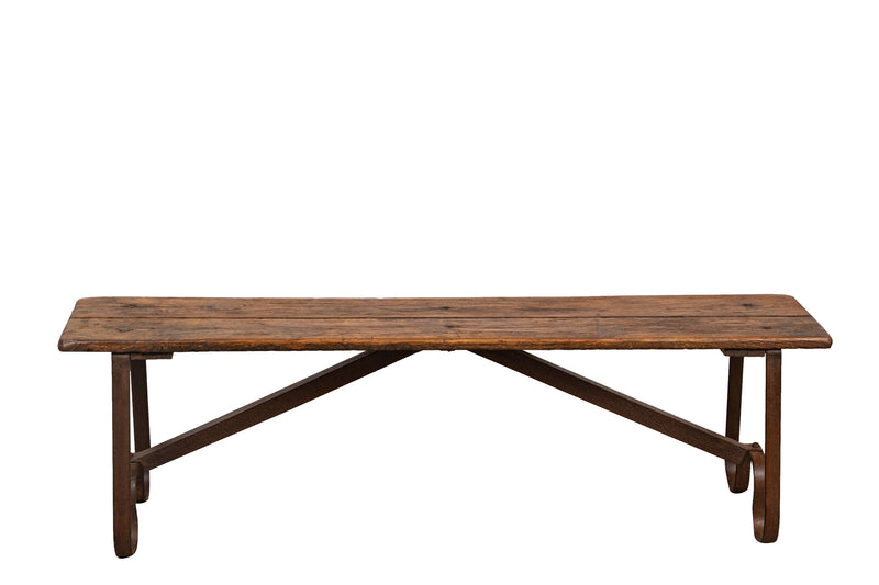 Biscottini Panchina in legno e ferro L153XPR40XH46 CM Solida robusta massello Offerta