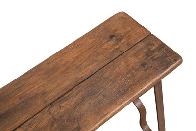 Biscottini Panchina in legno e ferro L153XPR40XH46 CM Solida robusta massello Offerta