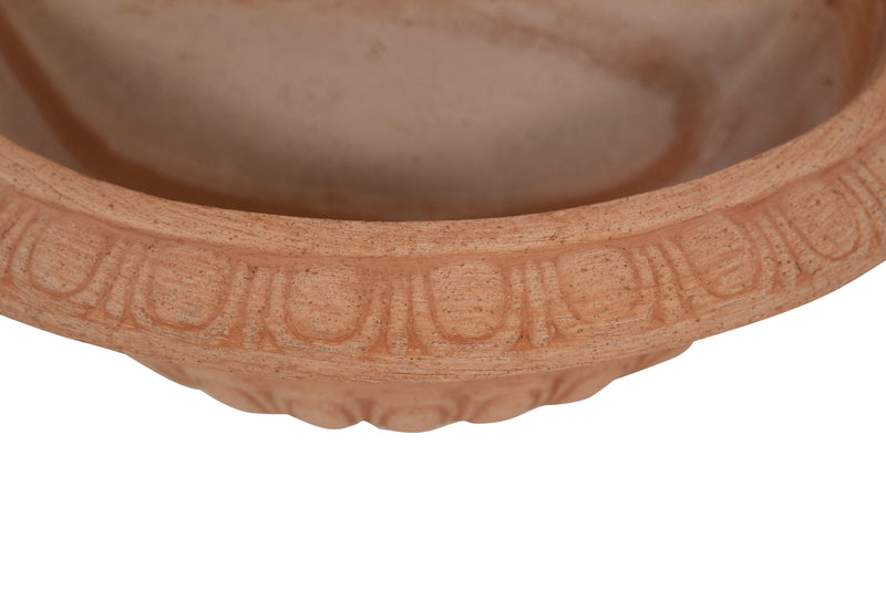 Biscottini Fontana a muro da parete da appendere in Terracotta 100% Made in Italy Lavorata a Mano