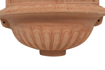Biscottini Fontana a muro da parete da appendere in Terracotta 100% Made in Italy Lavorata a Mano