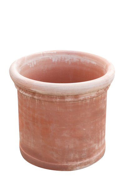 Biscottini VASO CONCA INVECCHIATA, IN TERRACOTTA TOSCANA 100% MADE IN ITALY INTERAMENTE LAVORATA A MANO L62XPR62XH50 CM