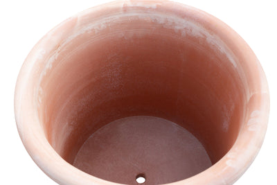 Biscottini VASO CONCA INVECCHIATA, IN TERRACOTTA TOSCANA 100% MADE IN ITALY INTERAMENTE LAVORATA A MANO L62XPR62XH50 CM