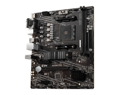 MSI A520M PRO scheda madre AMD A520 Socket AM4 micro ATX (MSI A520M PRO - bundkort - micro-ATX -)