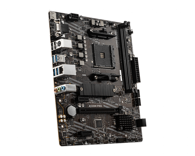MSI A520M PRO scheda madre AMD A520 Socket AM4 micro ATX (MSI A520M PRO - bundkort - micro-ATX -)