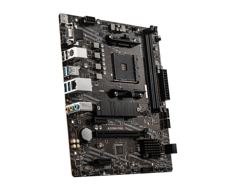 Scheda Madre A520M PRO Socket AM4 Chipset A520 Micro ATX