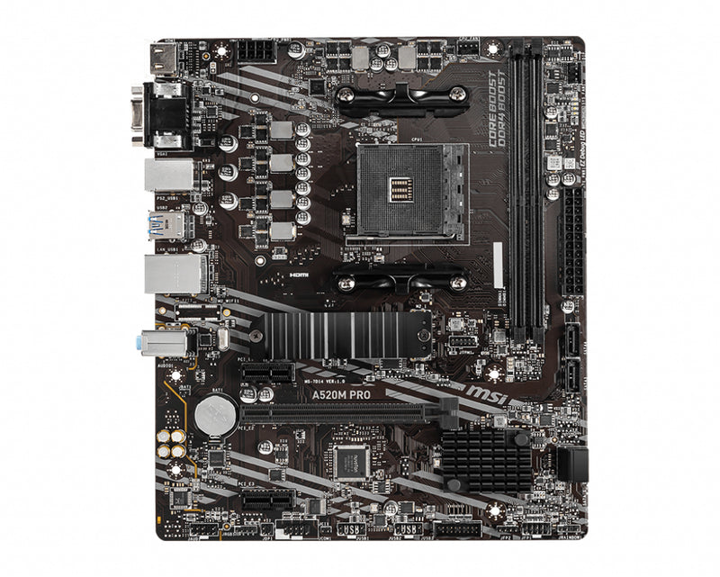 Scheda Madre A520M PRO Socket AM4 Chipset A520 Micro ATX
