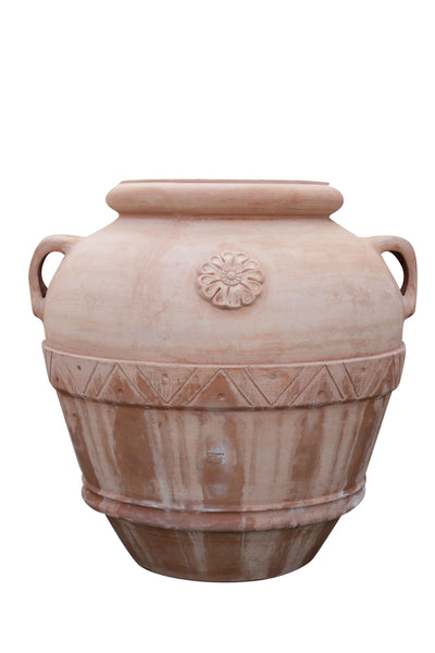 Biscottini Orcio Toscano invecchiato in terracotta toscana 100% Made in Italy interamente Lavorata a Mano L100xPR94xH100 cm