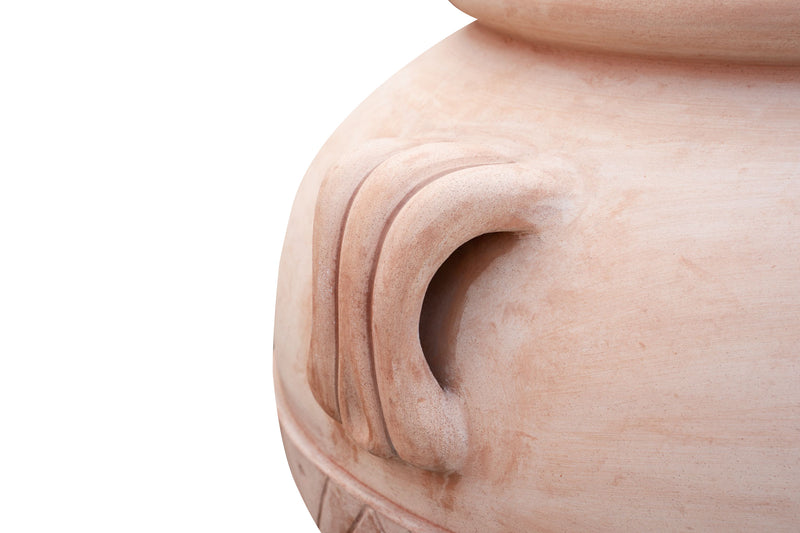 Biscottini Orcio Toscano invecchiato in terracotta toscana 100% Made in Italy interamente Lavorata a Mano L100xPR94xH100 cm